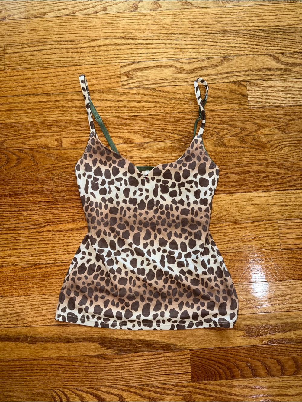Tommy Hilfiger Leopard Print Cami - Brown & White